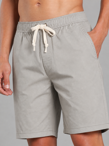 Twill Shorts | Grey