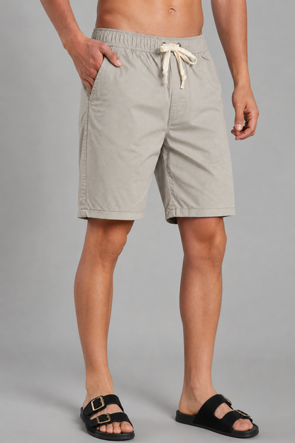 Twill Shorts | Grey