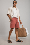 Twill Shorts | Rust