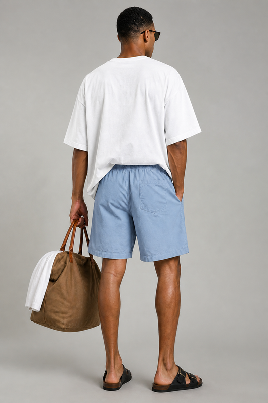 Twill Shorts | Blue