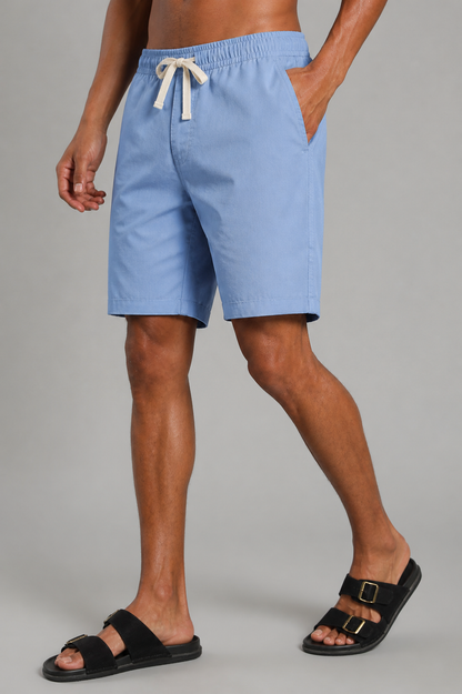 Twill Shorts | Blue