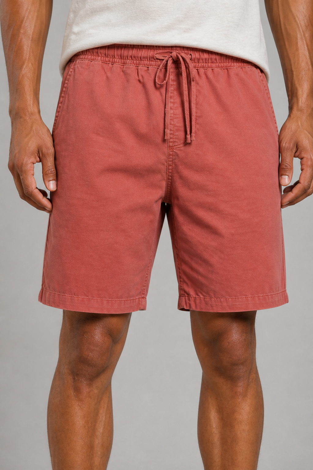 Twill Shorts | Rust