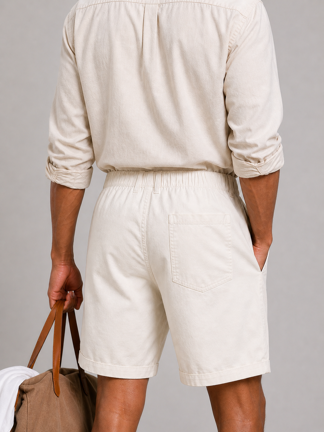 Twill shorts | Off white