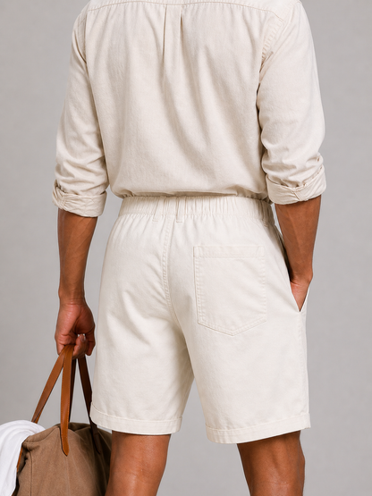 Twill shorts | Off white