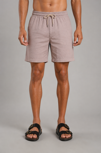 Twill Shorts | Mauve