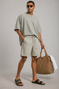 Twill Shorts | Grey