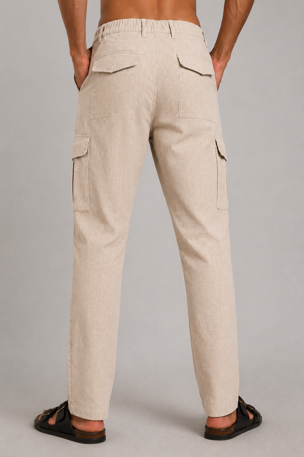 Flynn Cargo Trouser | Off white